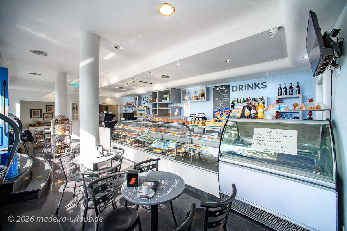 Gastraum im Café