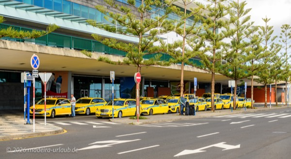 Taxistand Flughafen Funchal