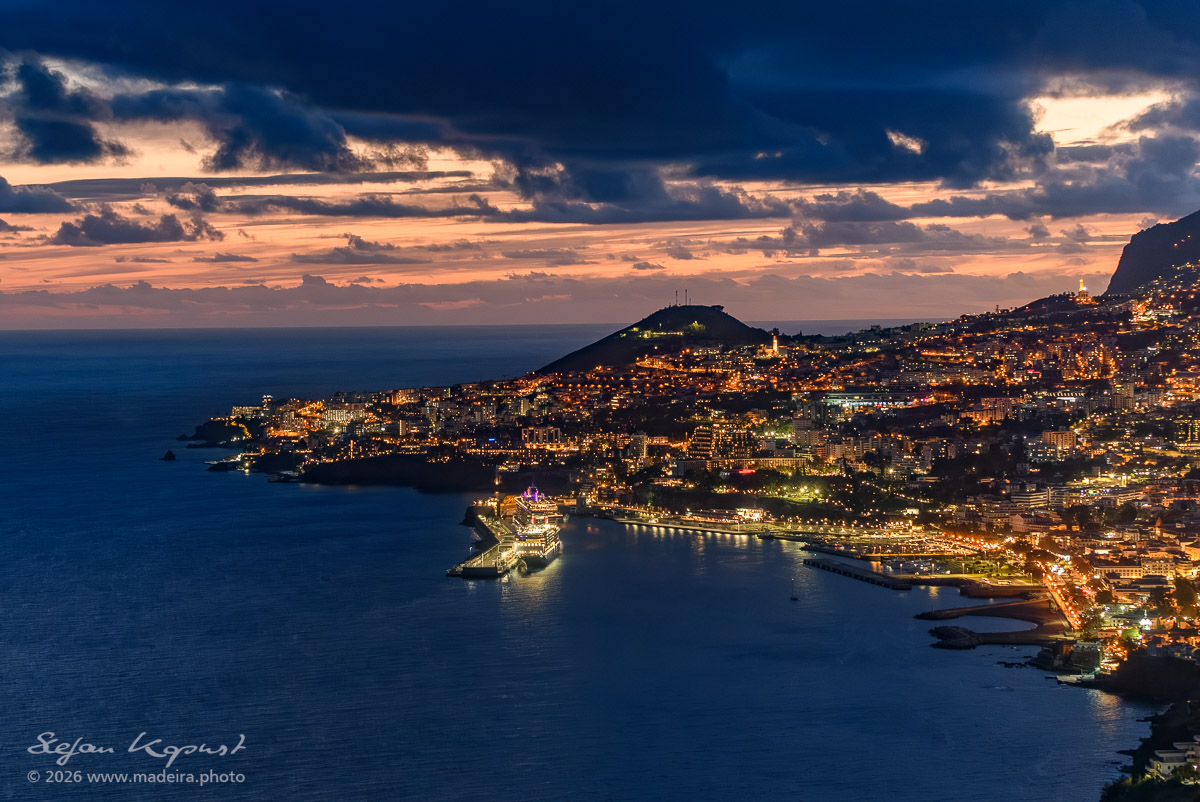 Bucht von Funchal vom Miradouro aus fotografiert