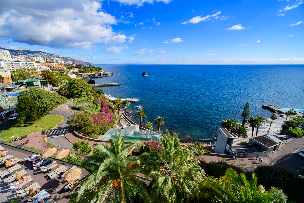 Funchal Lido Richtung Osten vom Hotel Baía Azul