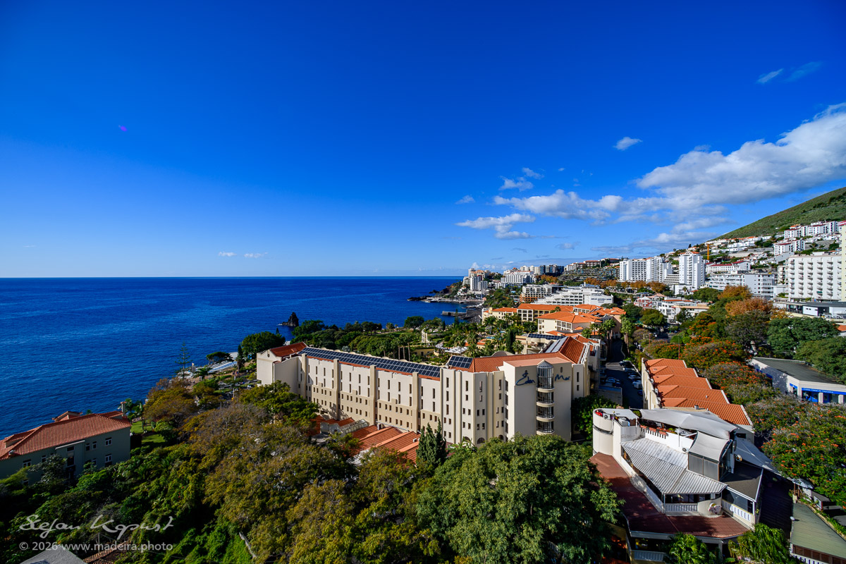 Funchal Lido Richtung Westen von der Dachterrasse des Hotel Allegro Madeira
