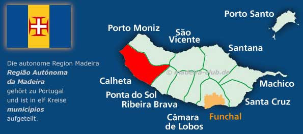 Region Calheta auf Madeira