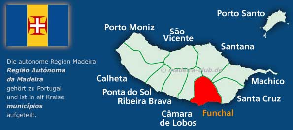 Region Funchal auf Madeira