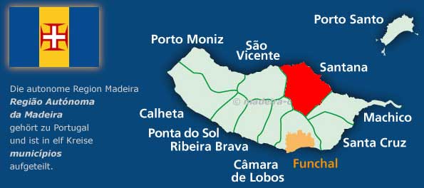 Region Santana auf Madeira