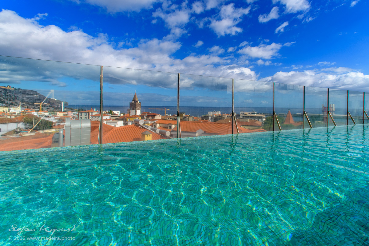 Rooftop Pool des Castanheira Boutique Hotel Funchal